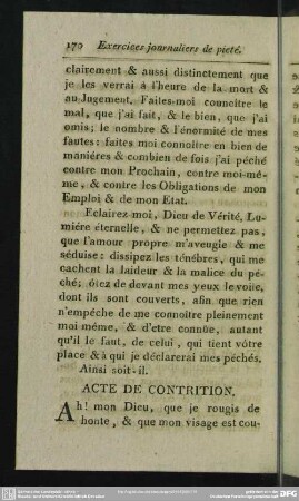 Acte De Contrition