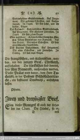 Zwey und dreyßigster Brief