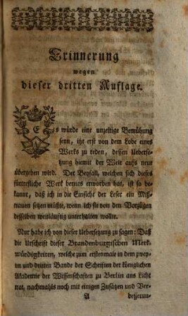Merkwürdigkeiten zur brandenburgischen Geschichte : aus dem Französischen, 1