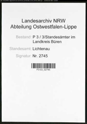Namensverzeichnis Lichtenau, Todesfälle