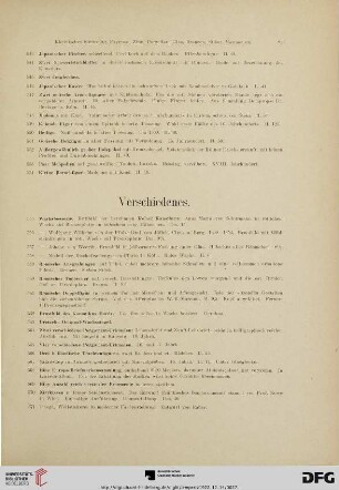 Verschiedenes (Nr. 555-611)