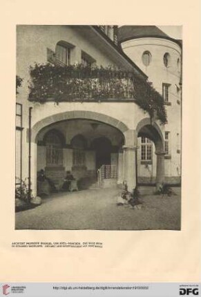 Das Haus Prym - Stolberg i. Rheinland. Erbaut von Professor Emanuel von Seidl
