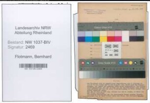 Entnazifizierung Bernhard Flotmann , geb. 19.05.1913 (Angestellter)