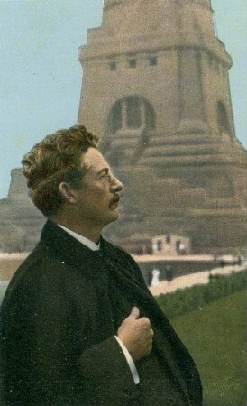 Leipzig: Völkerschlachtdenkmal; Clemens Thieme, Schöpfer des Völkerschlachtdenkmals, Ehrenbürger der Stadt Leipzig