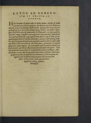 Autor ad benevolum