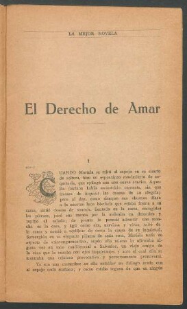 El derecho de amar