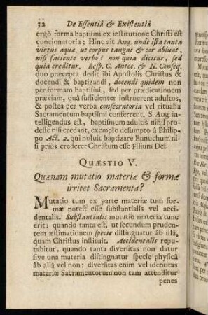 32-38, Quaestio V