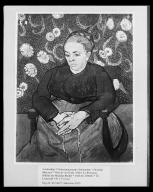 La Berceuse, Bildnis der Madame Roulin