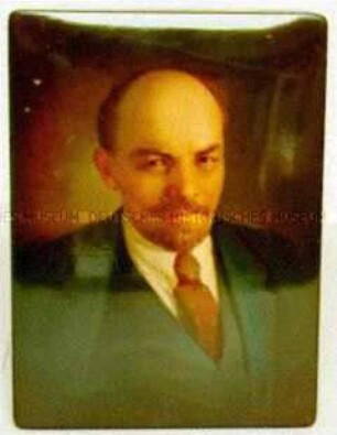 Schatulle mit Porträt von W.I. Lenin