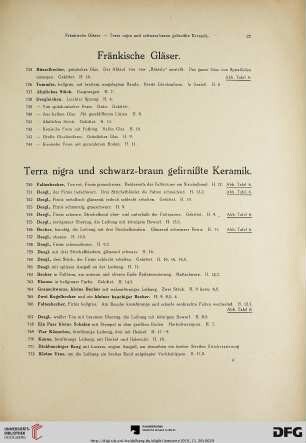 Fränkische Gläser (Nr. 735-744)