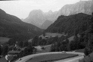 Ramsau: S-Kurve bei Ramsau