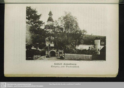 Schloß Annaburg Eingang zum Vorderschloß