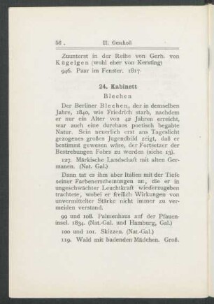 24. Kabinett - Blechen