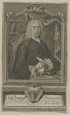 Bildnis des Johann Christoph Dommerich