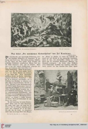 Das Relief "Die menschlichen Leidenschaften" von Jes Lambeaur