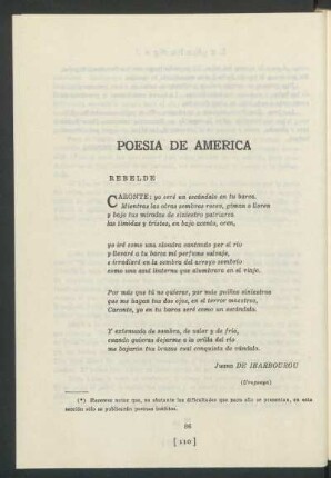 Poesía de América