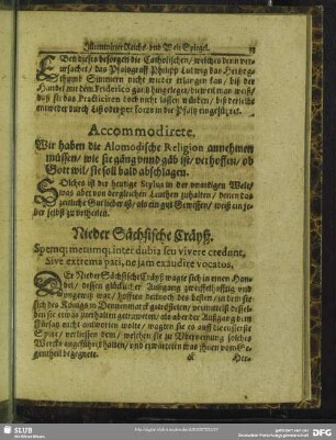 NiederSächsische Cräyß