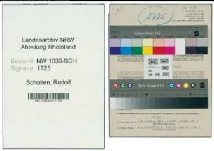 Entnazifizierung Rudolf Scholten , geb. 10.10.1919 ()