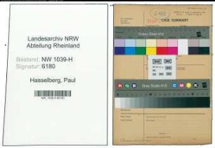 Entnazifizierung Paul Hasselberg , geb. 00.00.0000 (Schuhmacher)
