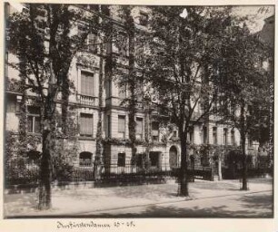 Mietshäuser Kurfürstendamm 23-25, Berlin-Charlottenburg: Ansicht (aus: Julius Kohte, Alt-Berlin, Bauwerke in Berlin und Charlottenburg, aufgenommen 1907-1914)