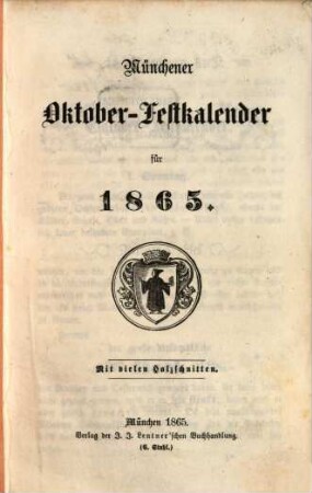 Bild des Oktober-Festes auf der Theresienwiese zu München : Blüthenkranz zu dessen Feier im Jahre 1853