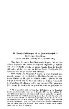 Die Aufnahme-Bedingungen bei der Harvard-Universität