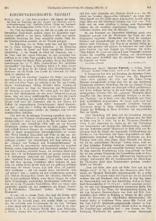 852-853 [Rezension] Thurneysen, Eduard, Christoph Blumhardt
