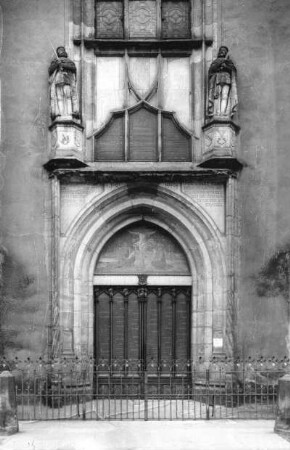 Schlosskirche : Wittenberg. Schlosskirche. Thesen-Tür (Höhe 3 m)