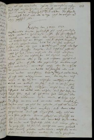 Freytag den 9 may. 1727.