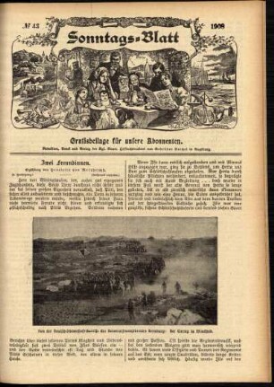 Ausgabe vom Sonntag, den 25. Oktober 1908.