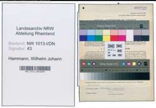 Entnazifizierung Wilhelm Johann Hammann , geb. 06.06.1910 (Mitgesellschafter)
