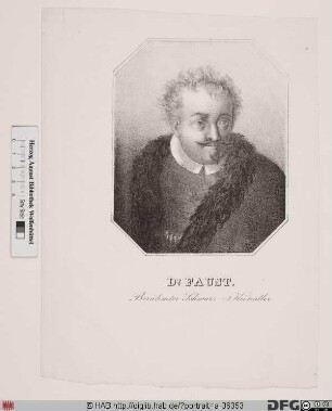 Bildnis Johannes (Georg) Faust
