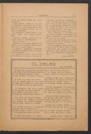 El dolor