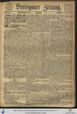 Nr. 255-279 (November 1887)