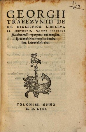 De re dialectica libellus