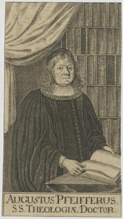 Bildnis des Augustus Pfeifferus