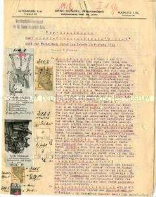 Verbesserungen des Doppel-Düngerstreuers "Günzel" seit der Vorprüfung durch die D.L.G. im Herbste 1910.