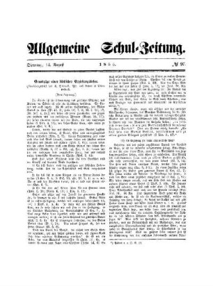 Grundzüge einer biblischen Erziehungslehre : (Fortsetzung)