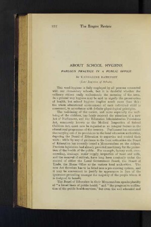 About School Hygiene