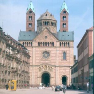 Speyer. Domkirche St. Maria und St. Stephan. Westfassade