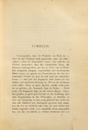 Nietzsches Werke, 8,1. Jenseits von Gut und Böse : Vorspiel einer Philosophie der Zukunft