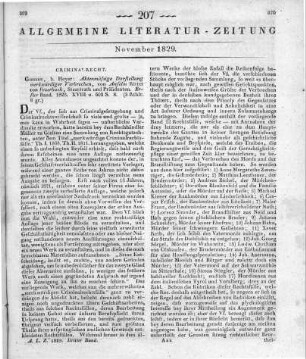Feuerbach, P. J. A. v.: Aktenmäßige Darstellung merkwürdiger Verbrechen. Giessen: Heyer 1828