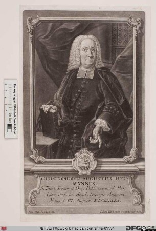 Bildnis Christoph August Heumann