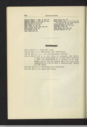 Berichtigungen