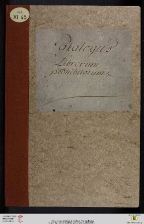 Catalogus librorum prohibitorum