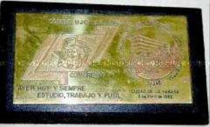 Plakette der kubanischen Jugendorganisation?