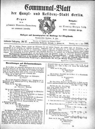 1866,27: No. 27, 1. Juli 1866