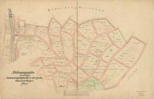 Bebauungsplan des Giersberges zusammengelegter Teil in der Grobe, Gemeinde Siegen, Flur 1