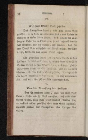 IV. Wie gute Werke Gott gefallen. [IV. Quomodo opera Deo placent.]
