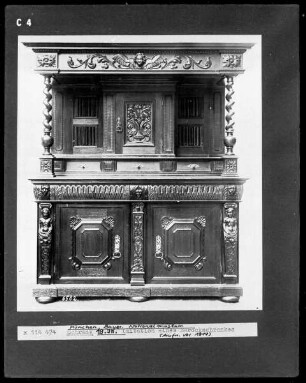 Imitation eines Barockschranks